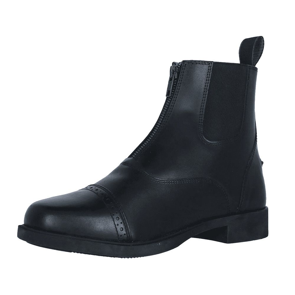 Equitheme ZIP CUIR - Boots cuir noir