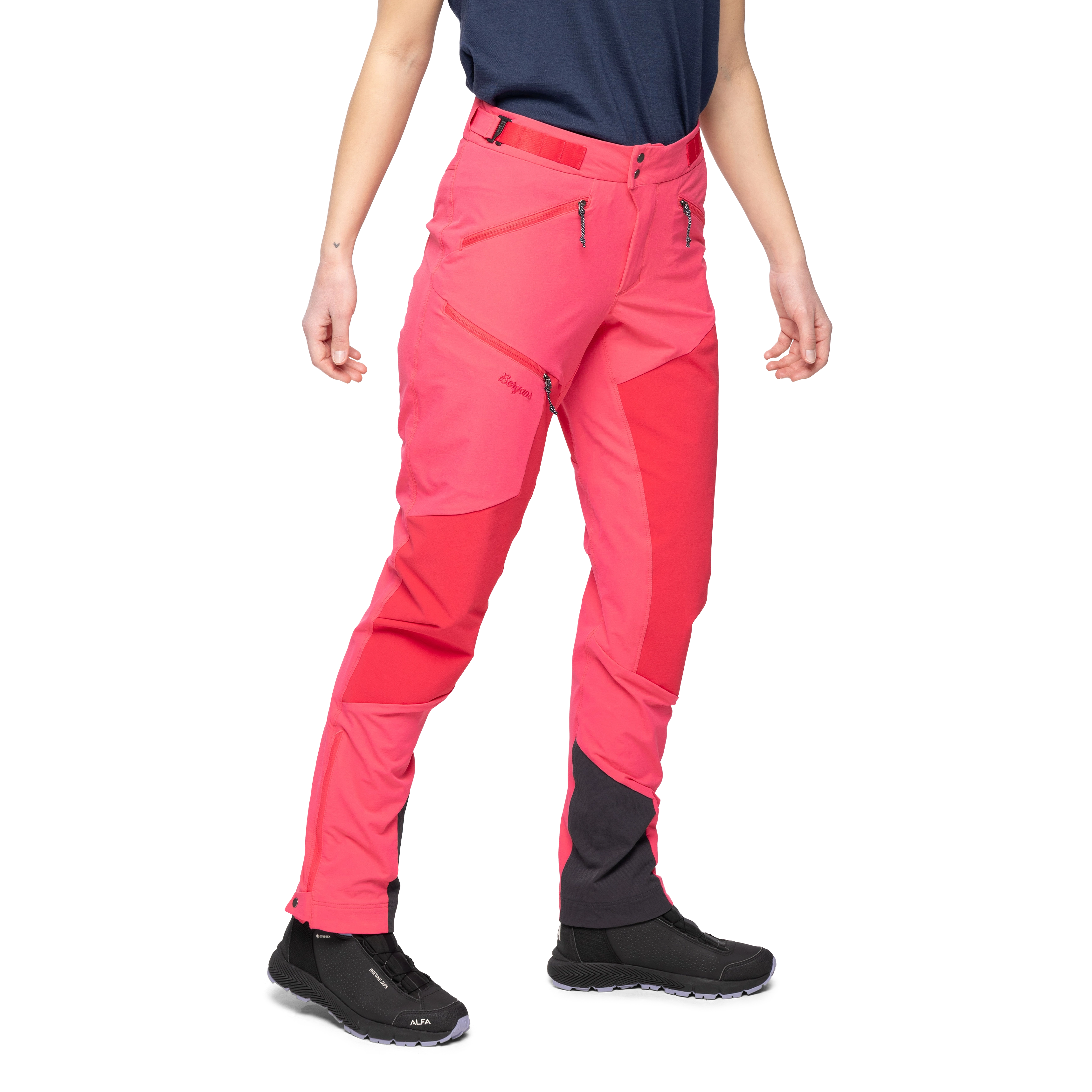 Tind Softshell Pants Women Light Alpine Rose / Alpine Rose