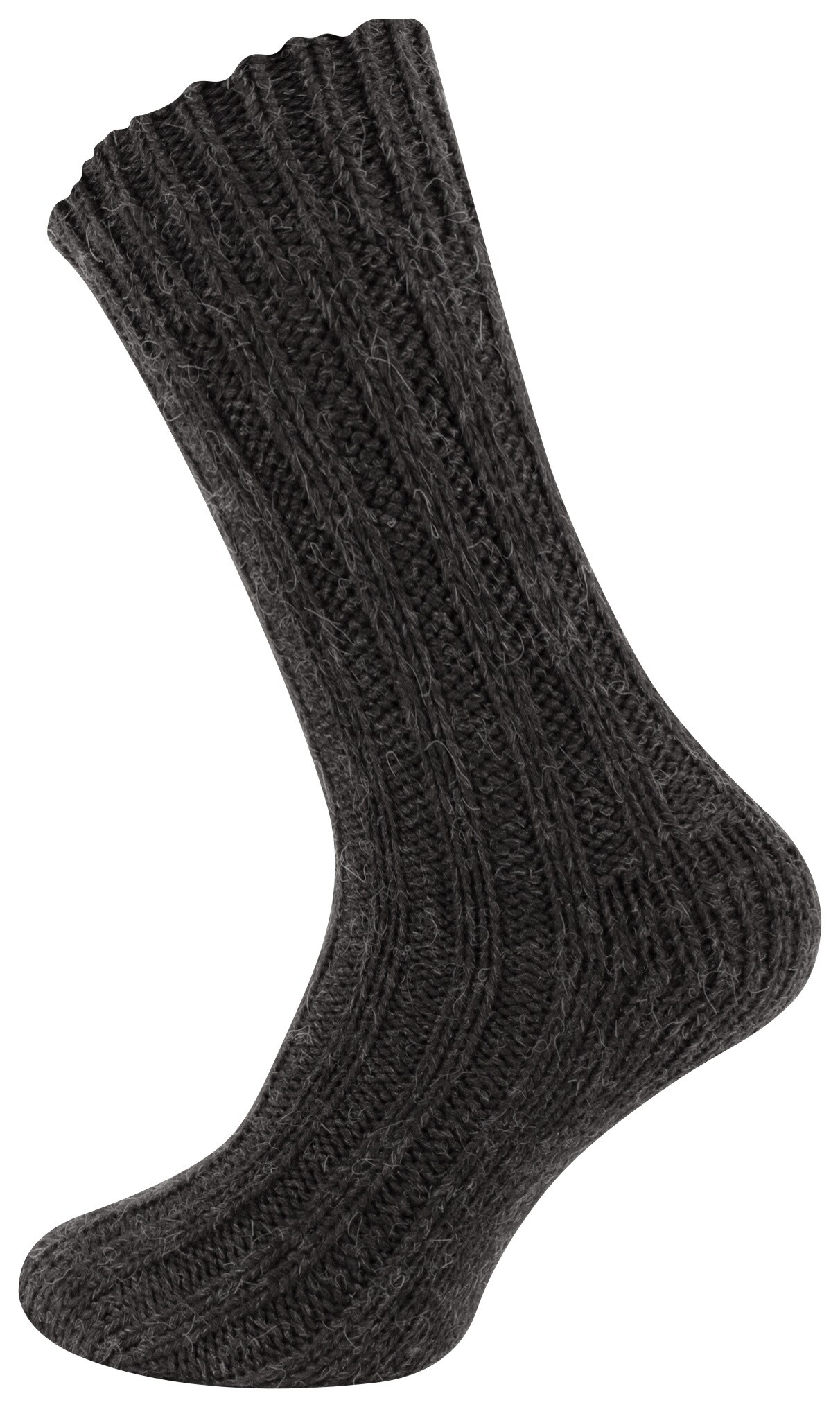 Cotton Prime® 4 Paar Woll-Stricksocken mit ALPAKA Unisex Alpakasocken