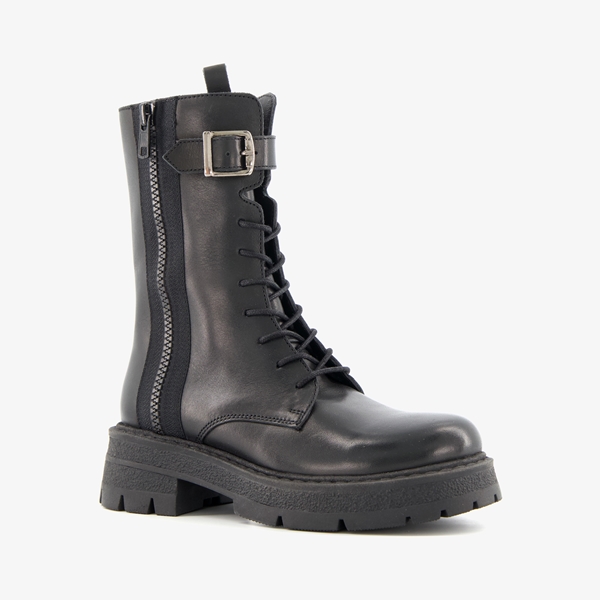 Groot hoge leren meisjes veterboots