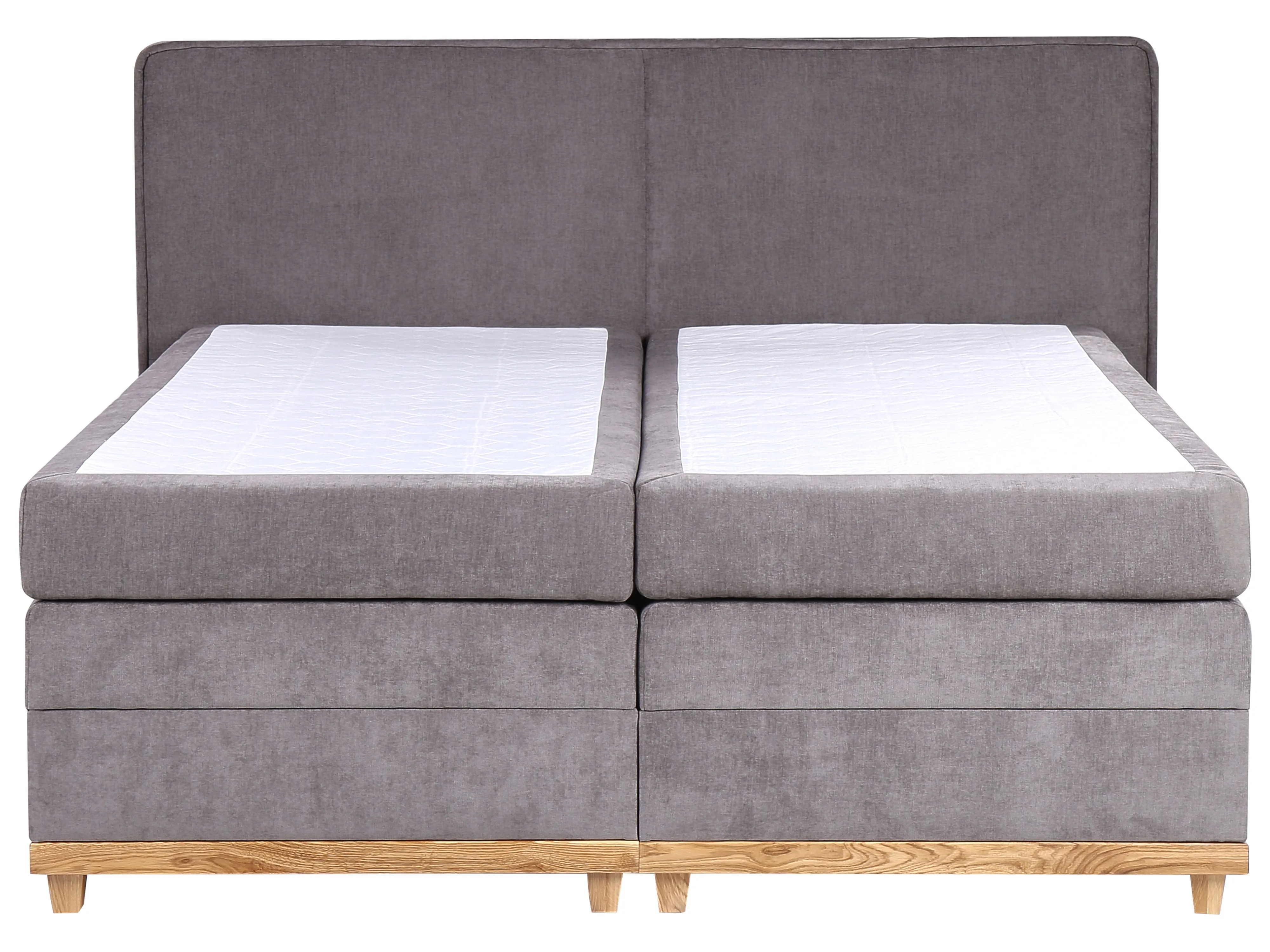 Boxspring met opbergruimte Stof DYNASTY 180 x 200 cm Taupe