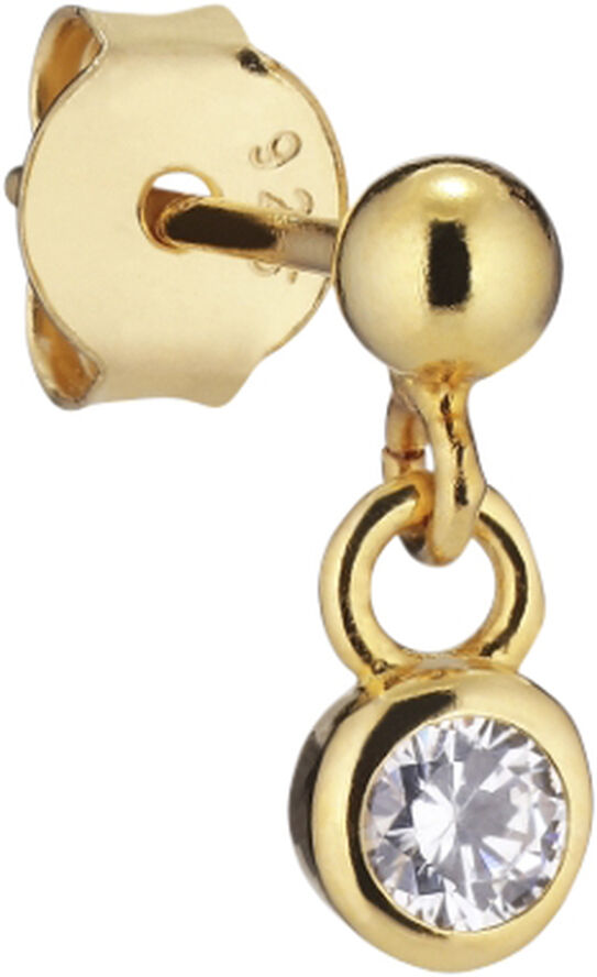 The Earring Shop Crystal Stud Guld