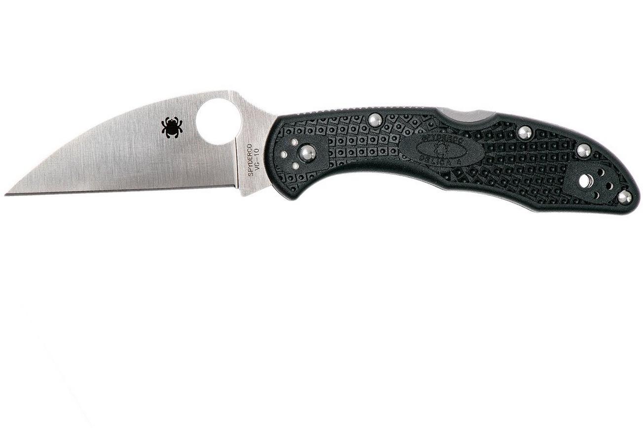 Spyderco Delica 4 Flat Wharncliffe C11FPWCBK zakmes