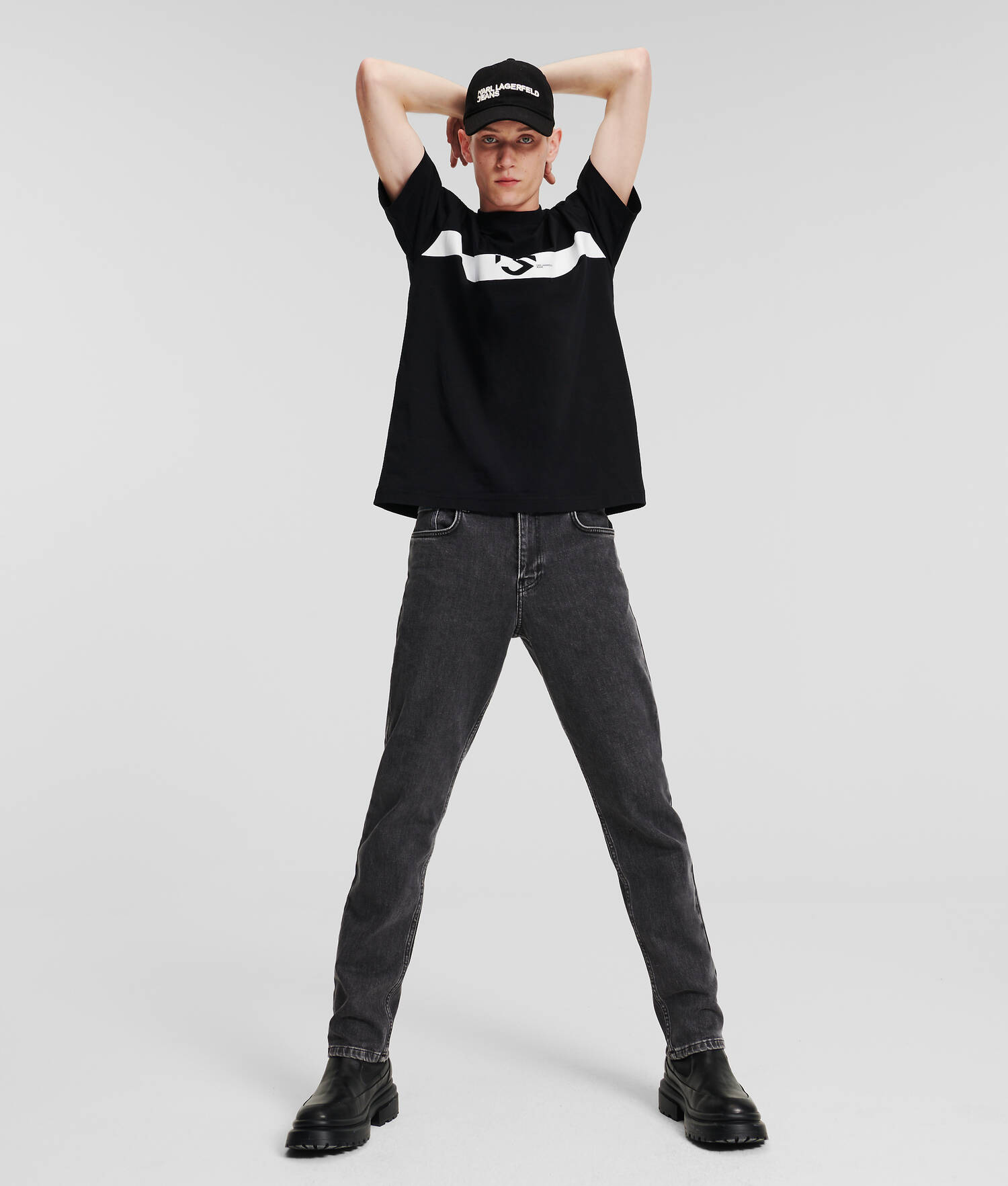 JEAN SLIM KLJ AVEC POCHE ESPRIT BANDANA