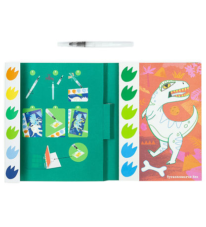 Tiger Tribe Farves?t - Paint A Picture Set - Dinosaurs