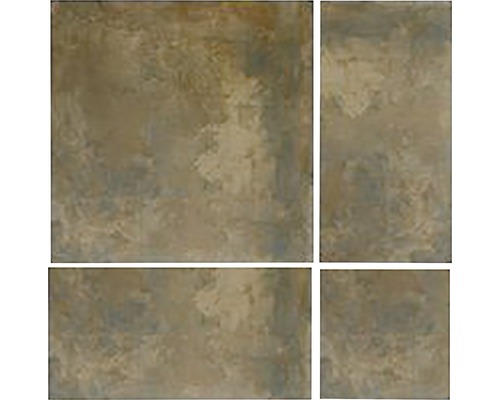Porseleinen steengoed wand- en vloertegel Metallique 60 x 60 cm 0,95 cm koper mat gerectificeerd