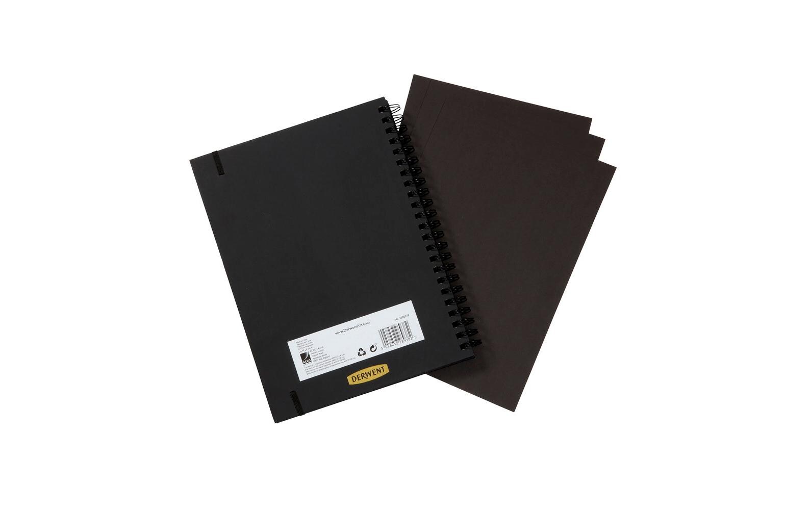 Skizzenbuch mit schwarzen Seiten, A4, Hochformat, 40 BlattSkizzenbuch mit schwarzen Seiten, A4 Hochformat, Sketch-Buch zum Zeichnen & Schreiben, 40 Blatt, Säurefreies Papier, Spiralgebunden, Professionelle Qualität, 2300379