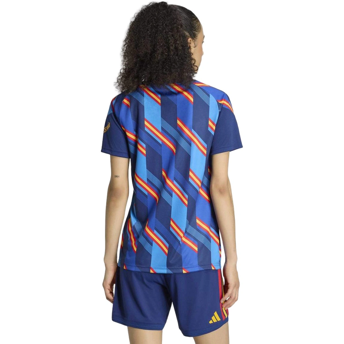 T-Shirt adidas Espanha Pre-Match Home Mundial 2026 Mulher