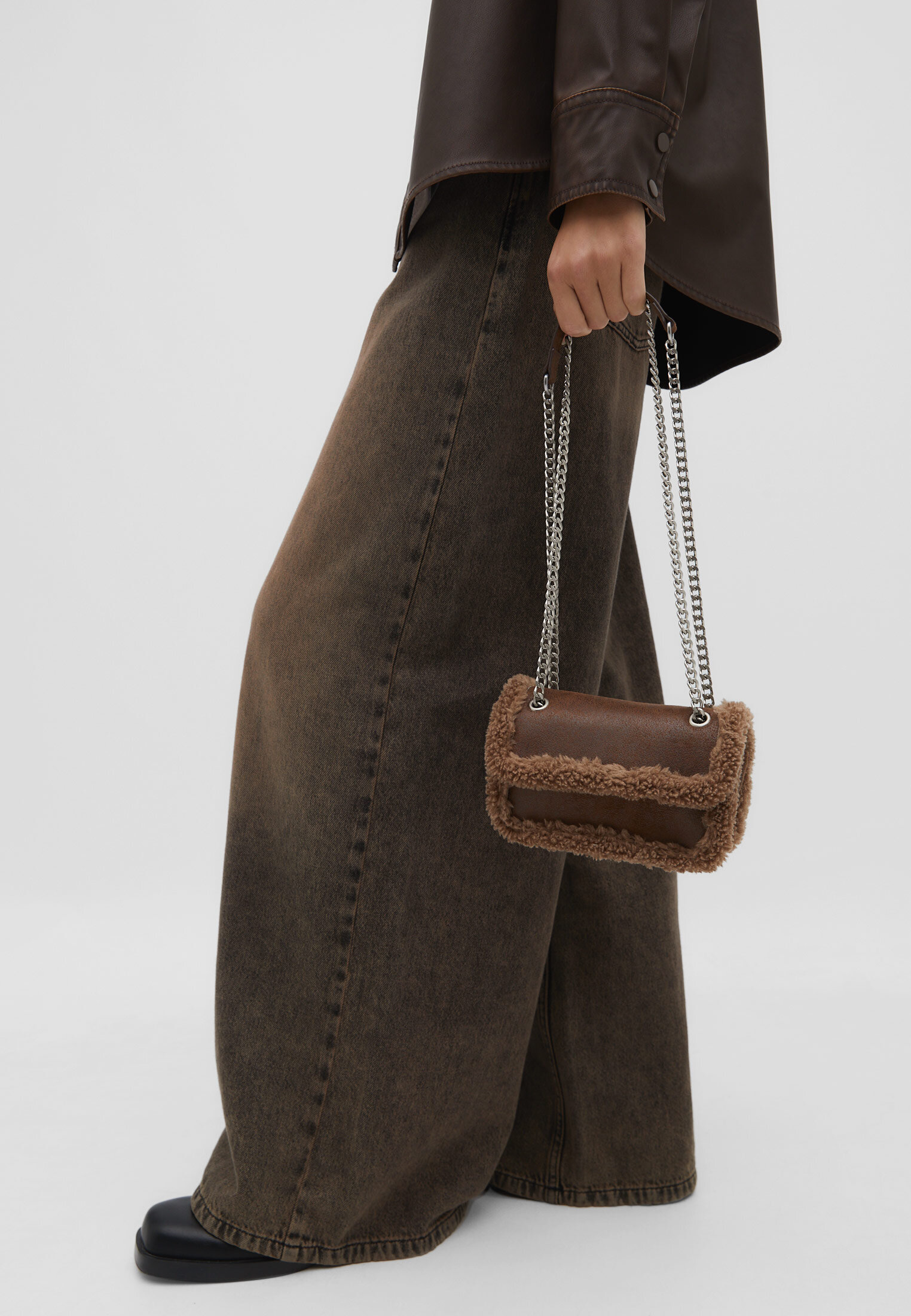 Bolsa transversal dupla face