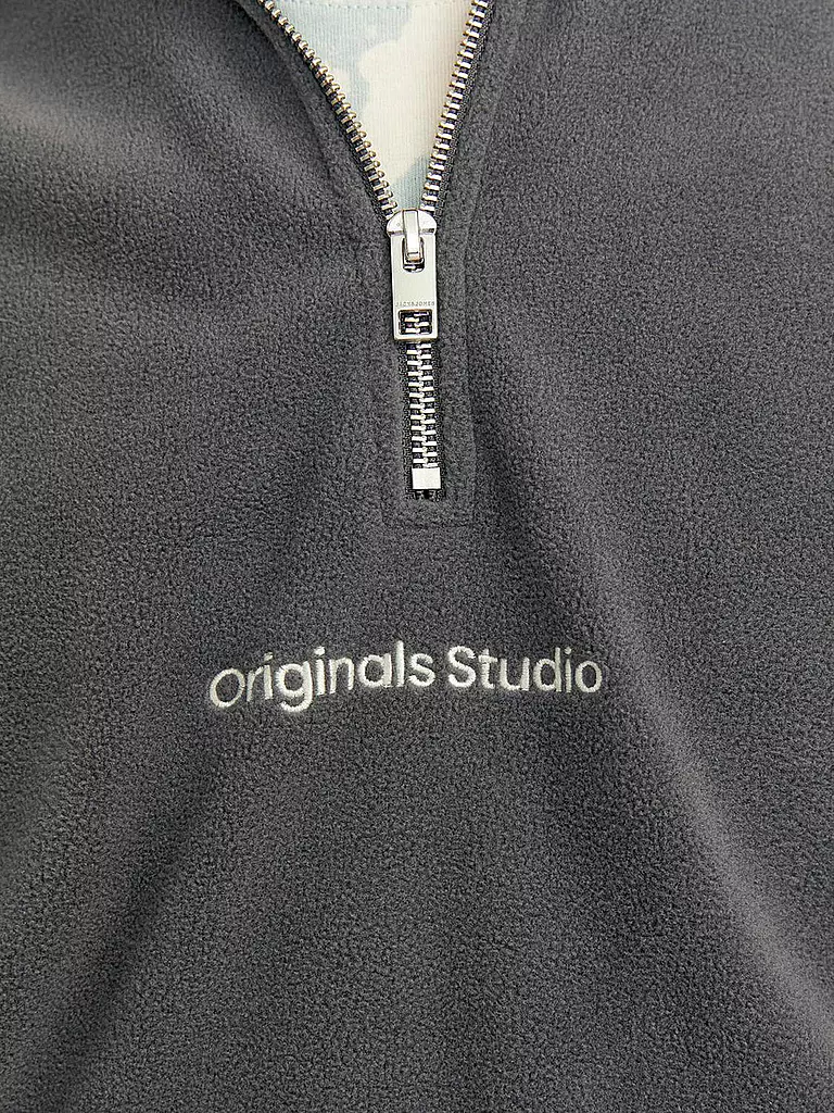 JACK & JONES Pullover JORVESTERBRO grau