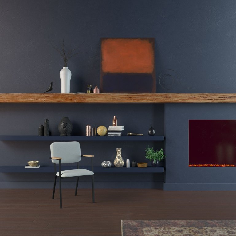 Studio HENK Co Armchair stoel met zwart frame/zwarte armleuning Hallingdal 65 - 190