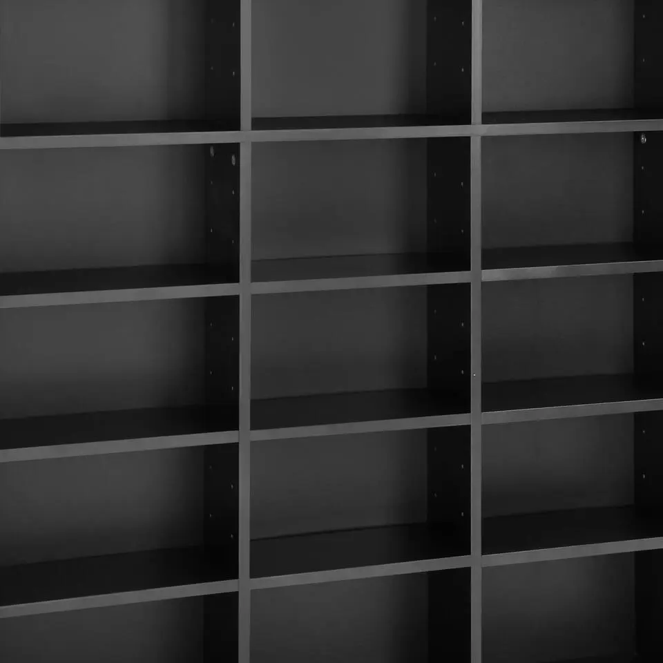 tectake Kast Christel 180x102x23,5cm, Zwart