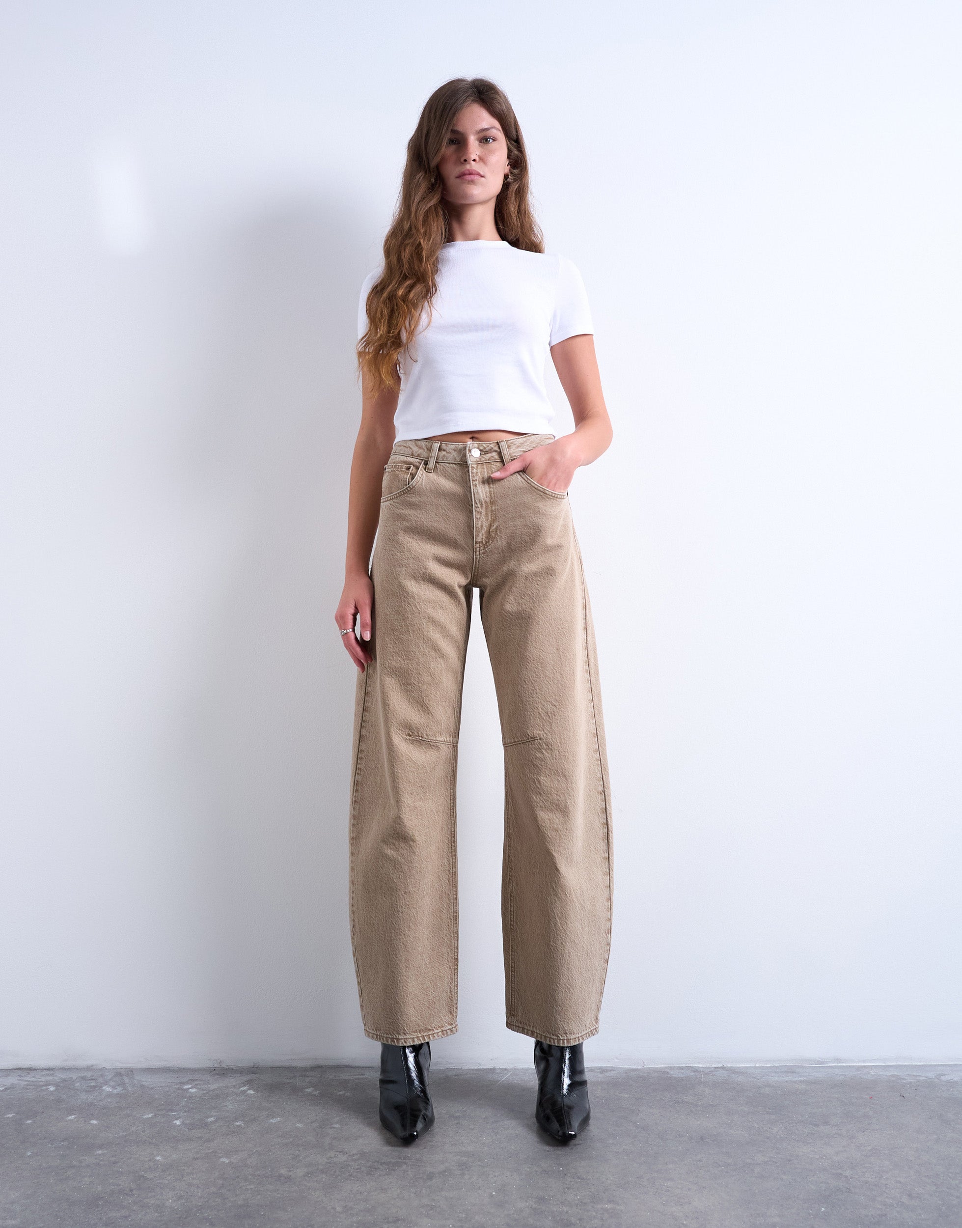 TSBRIANNA High rise Barrel fit Jeans
