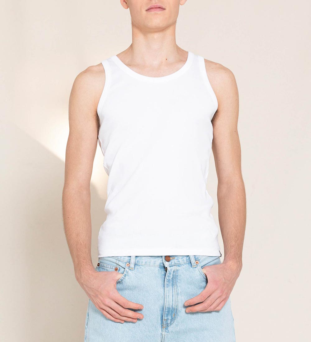 Finger In The Nose Tanktop - Rib - Weiß