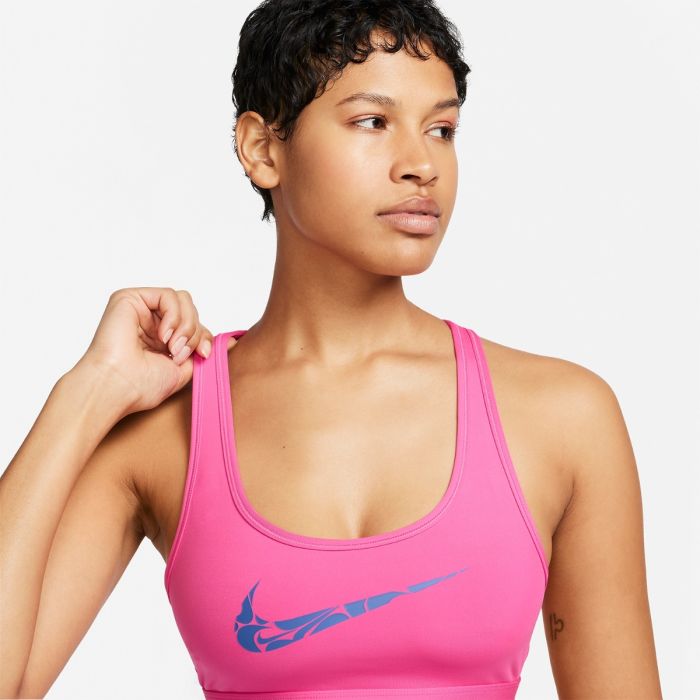 Nike Dame BH Swoosh Light Support Bra Pink