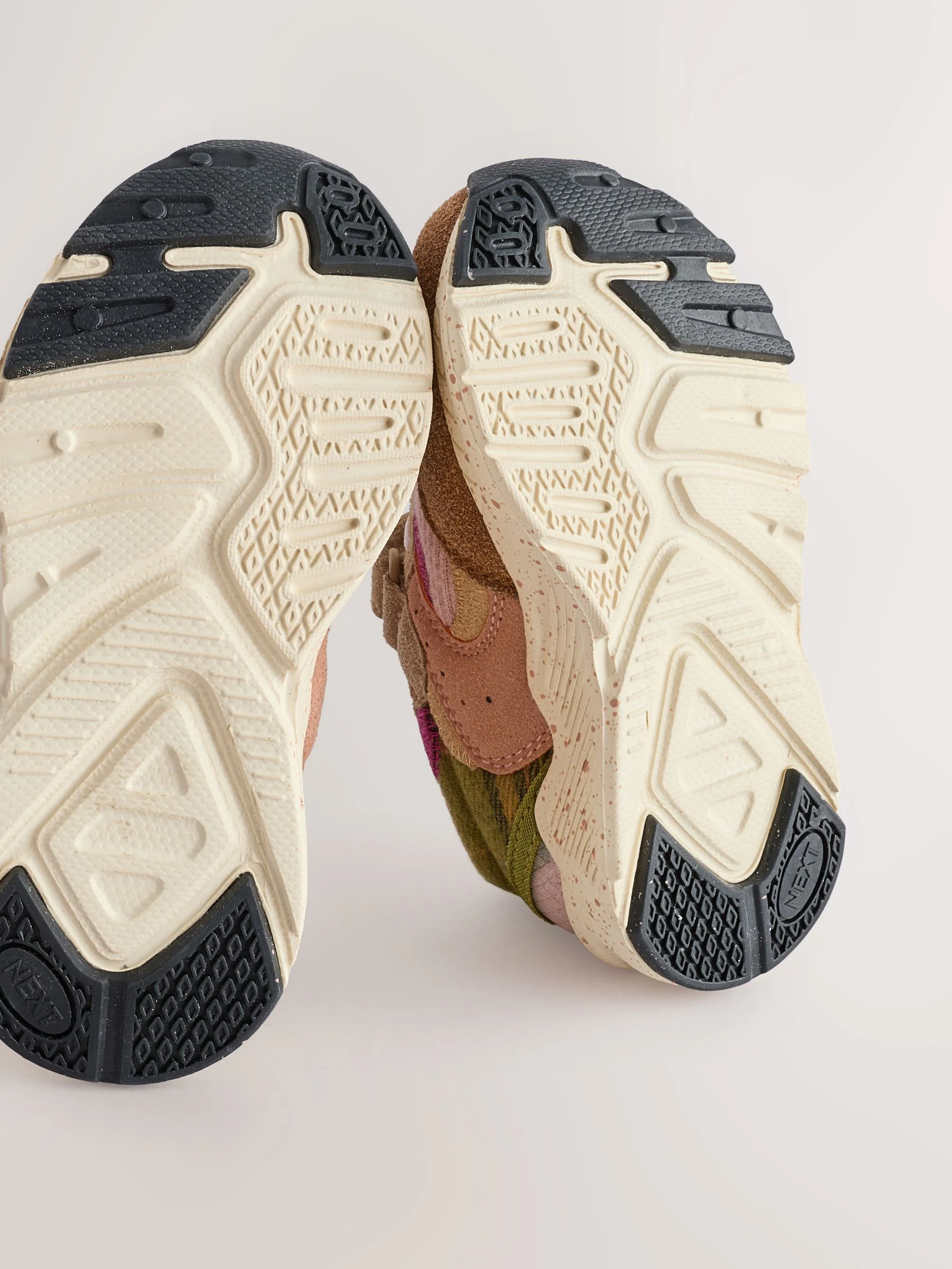 Multi - Sneakers met elastische veters en klittenbandsluiting
