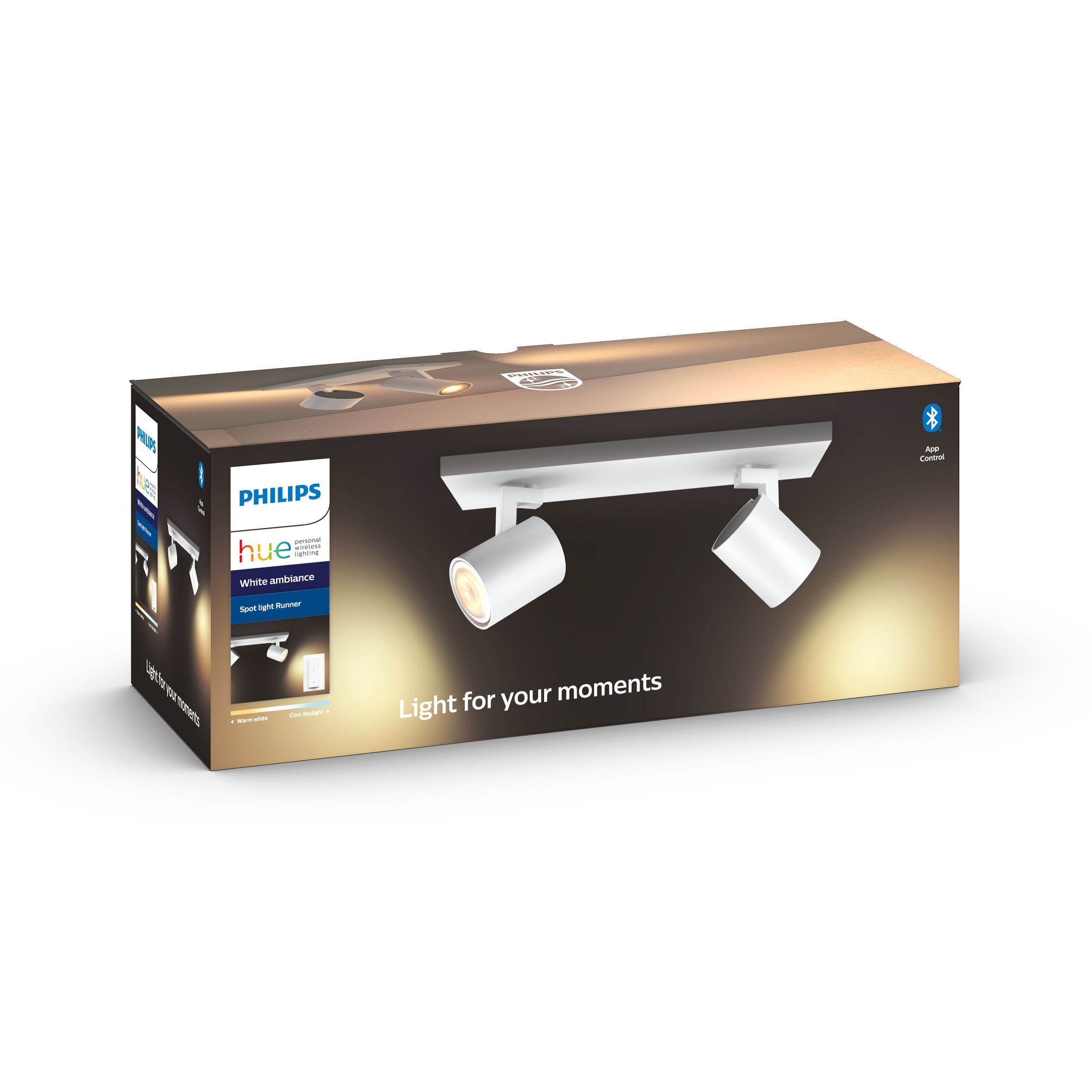 Philips hue RUNNER Spot - Weiss / B: 30.5 cm x T: 8.9 cm x H: 10.9 cm