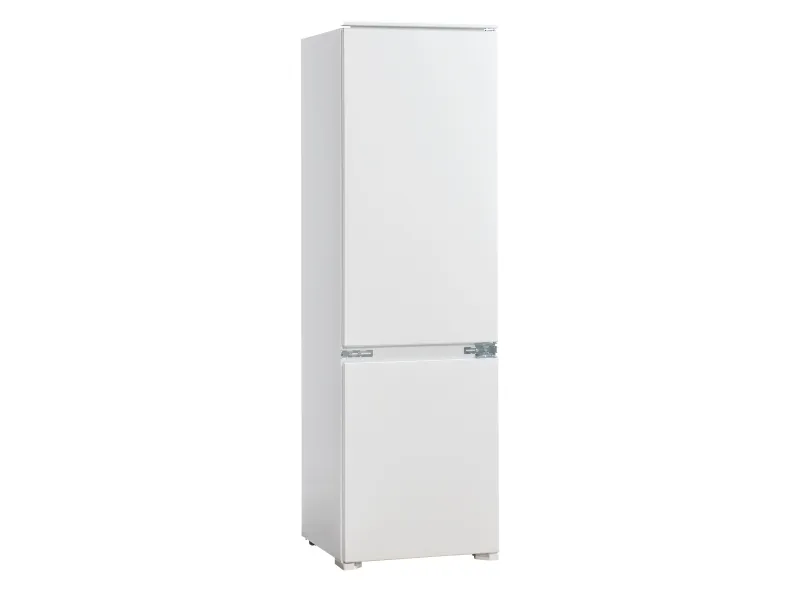 Scandomestic BIC249WE - Køleskab/fryser - bund-fryser - til indbygning - niche - bredde: 54 cm - dybde: 54 cm - højde: 180 cm - 249 liter - Klasse E - hvid