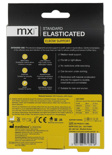 MX Health Standard Elasticated Elbow Support XL 1ST