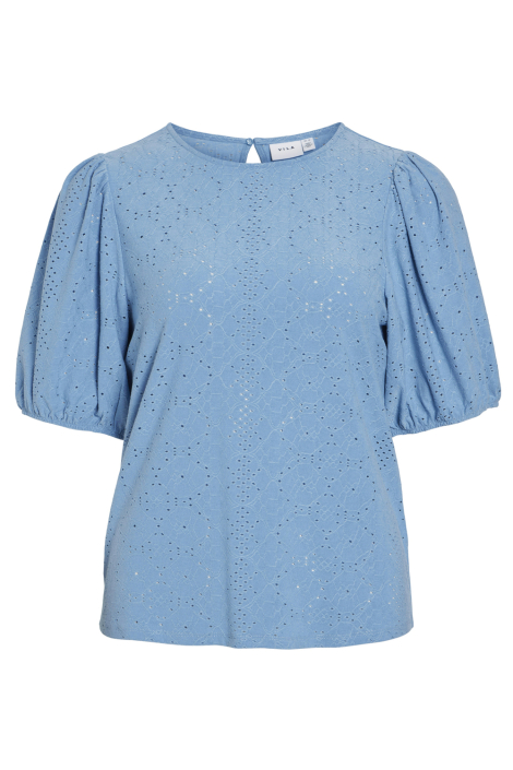 Vila blauwe dames t-shirt