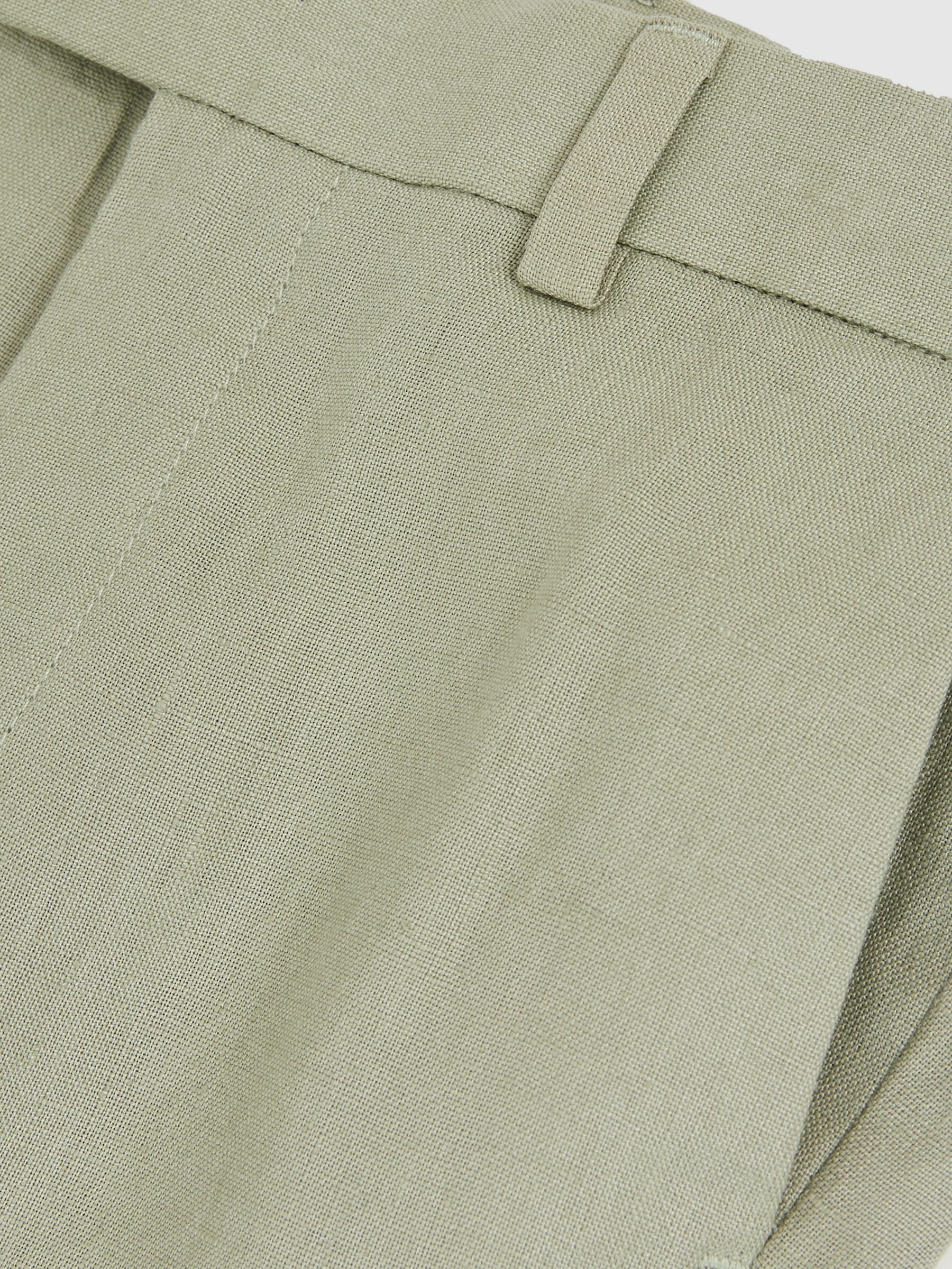 Reiss Kin Linen Suit Shorts