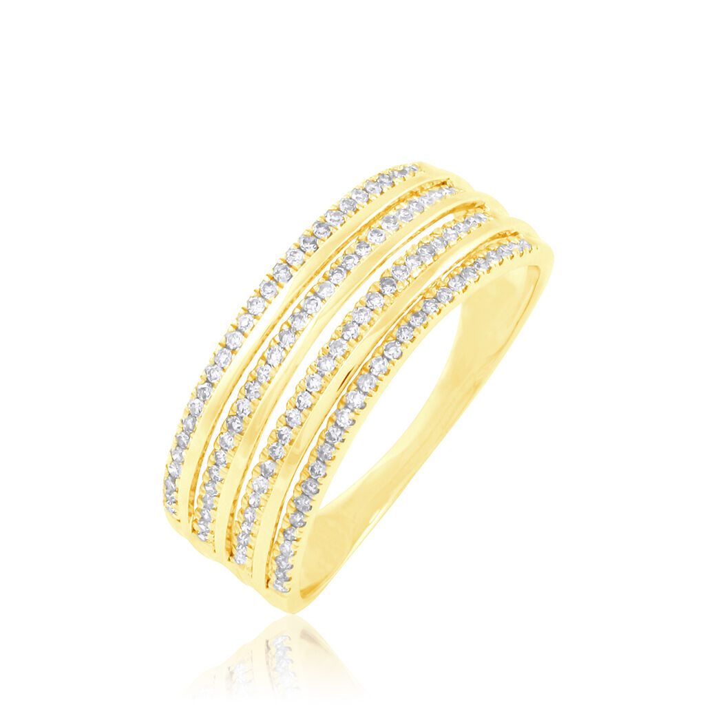Bague Ines Or Jaune Diamant