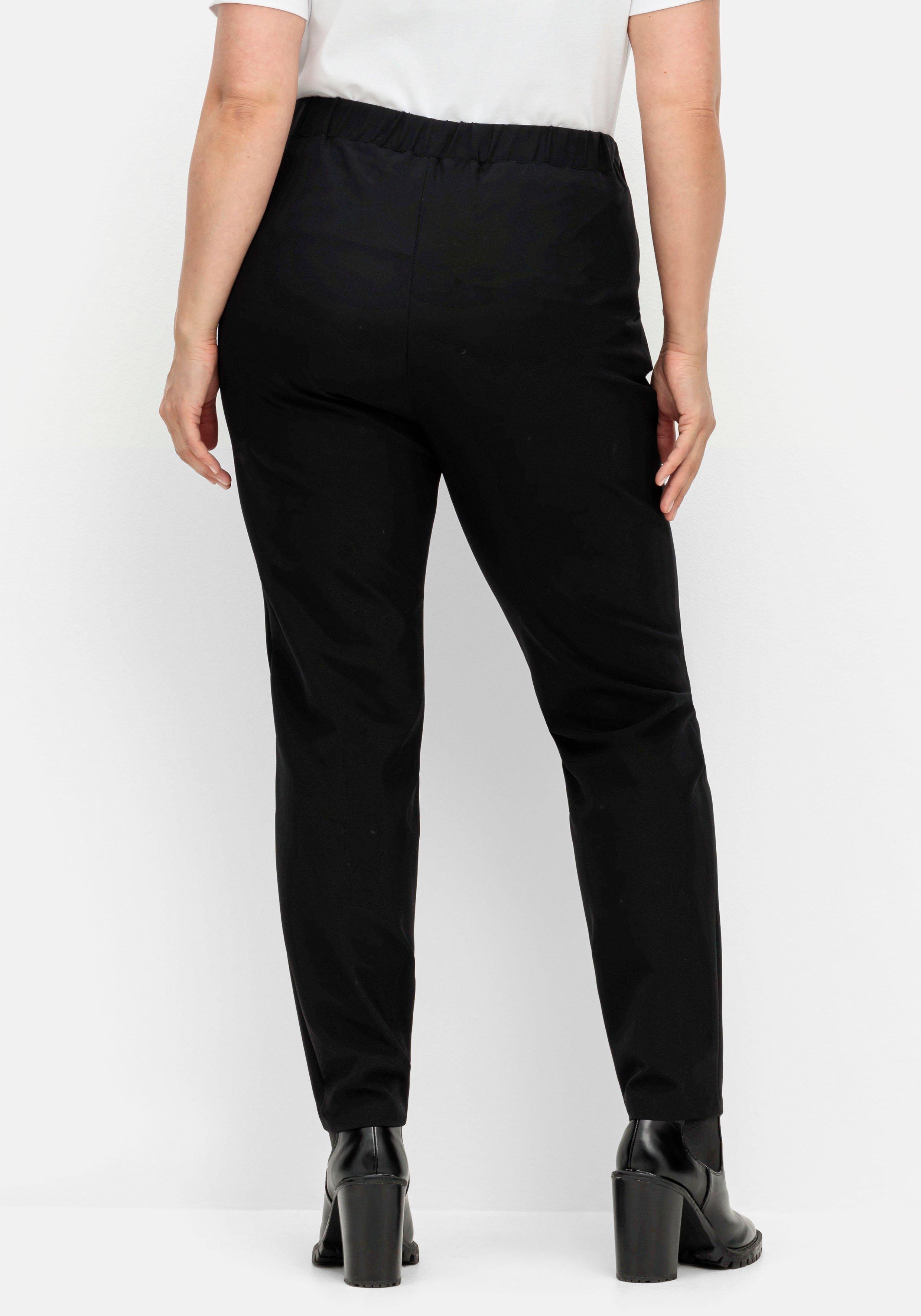 Schmale Hose mit Stretchbund, aus Scuba-Qualität