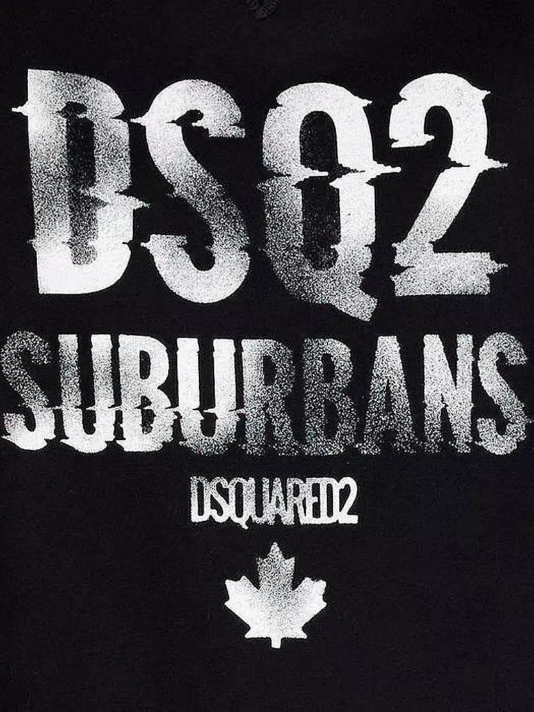 DSQUARED2 Kapuzensweater - Hoodie schwarz