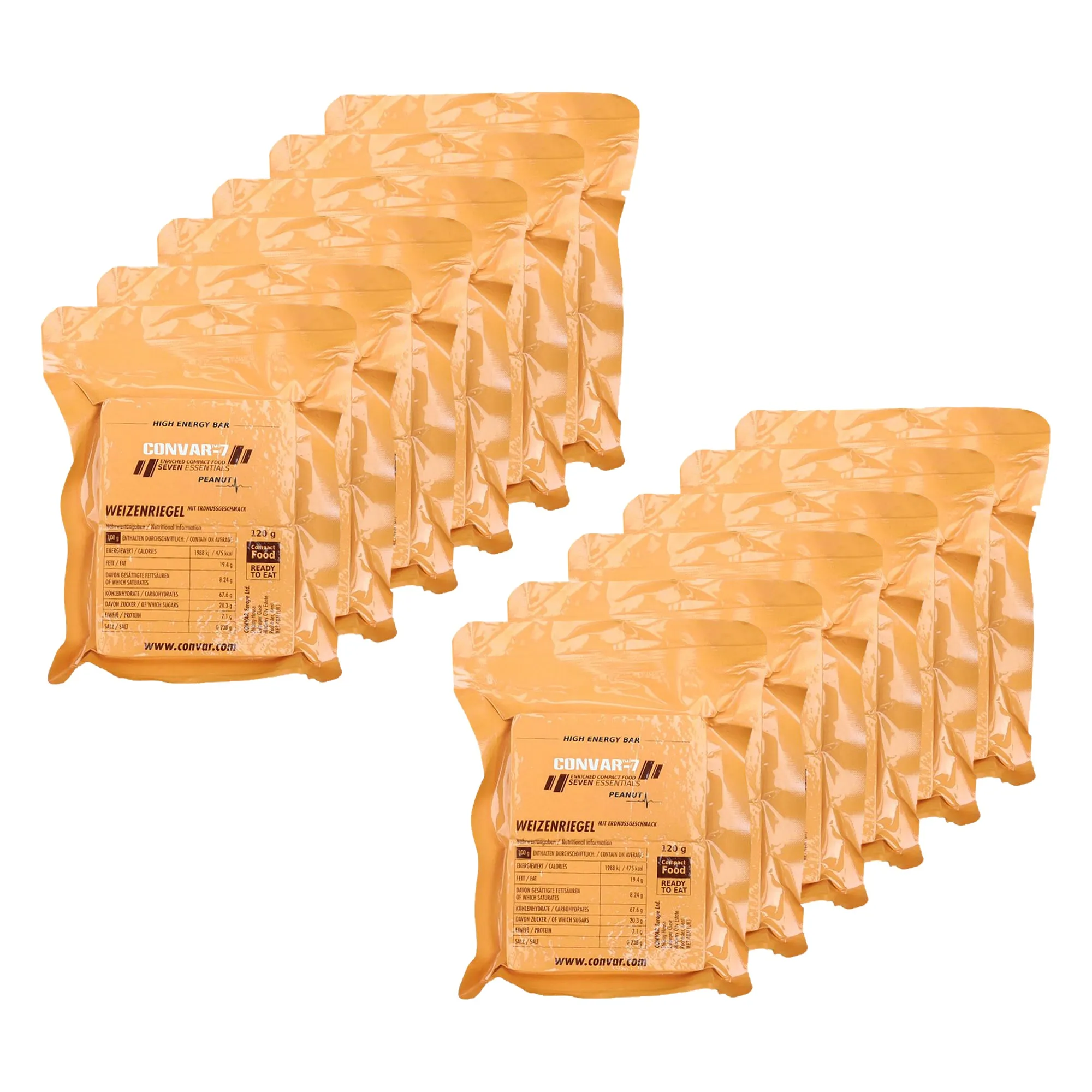 Convar-7 -  Riegel High Energy Bar Peanut 12er Pack