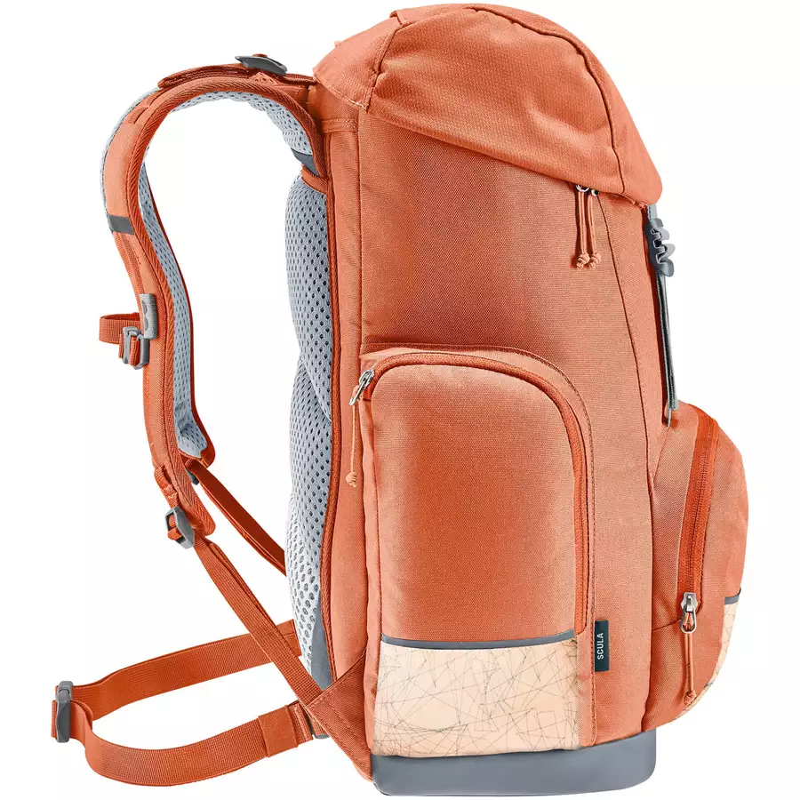 Deuter School Scula - Schulrucksack 49 cm chestnut-blush micado