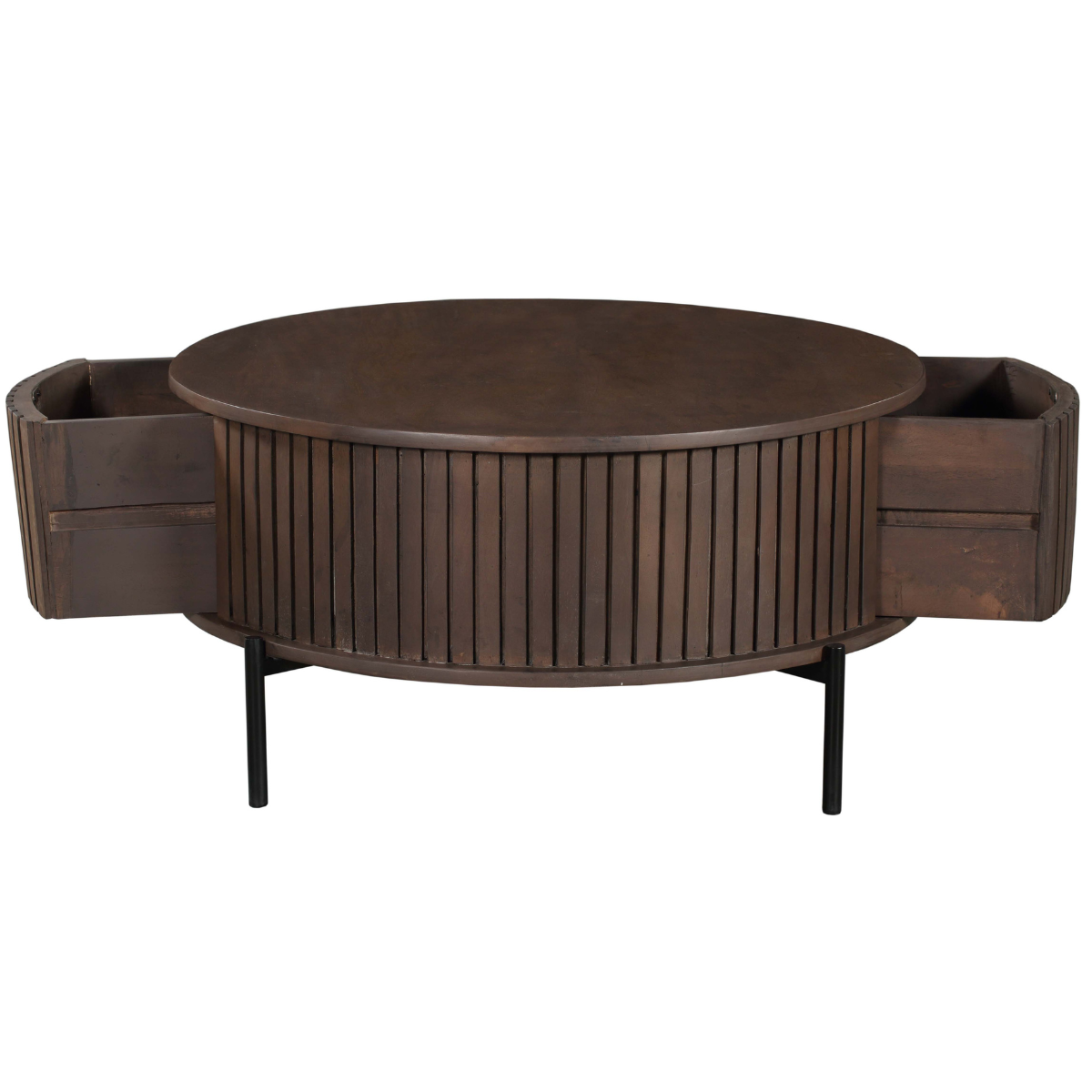 Salontafel De Bokke rond Bruin