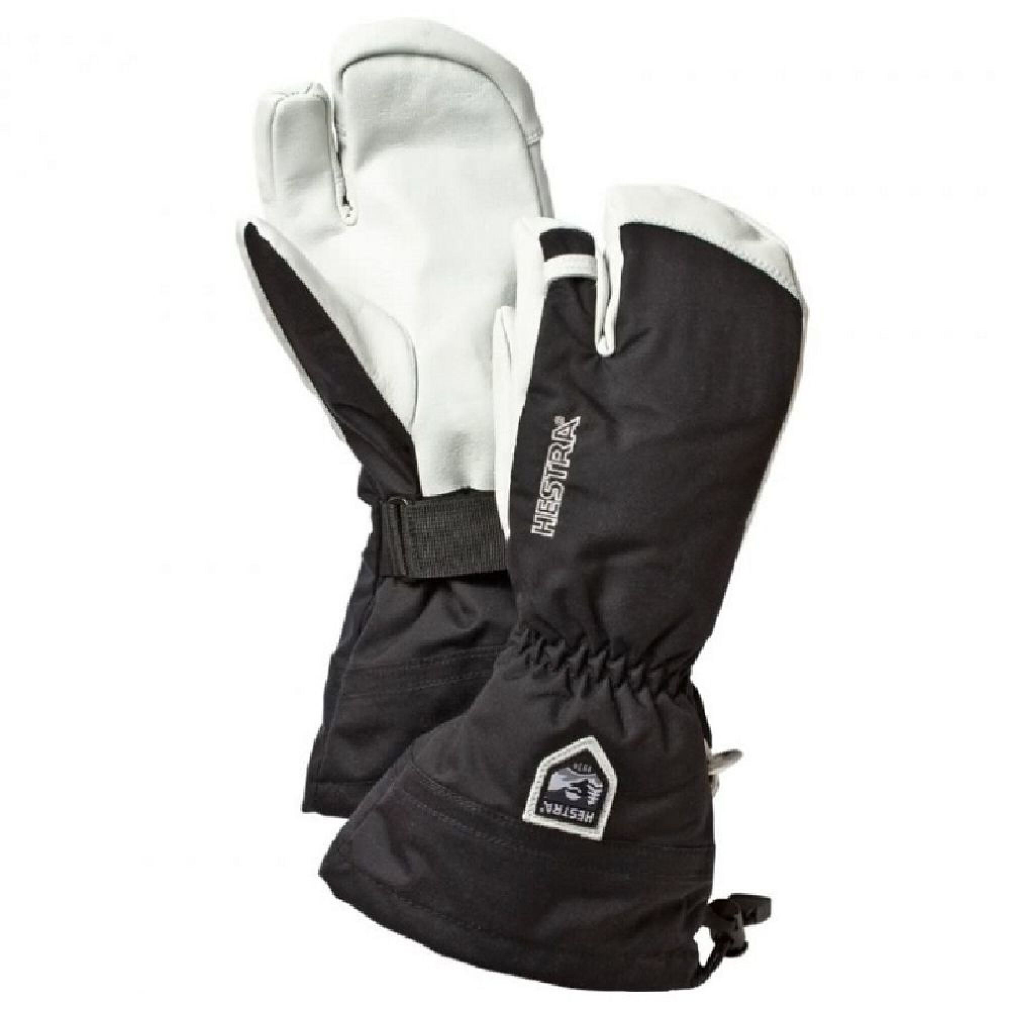 HestraArmy Leather Heli Ski 3-Finger