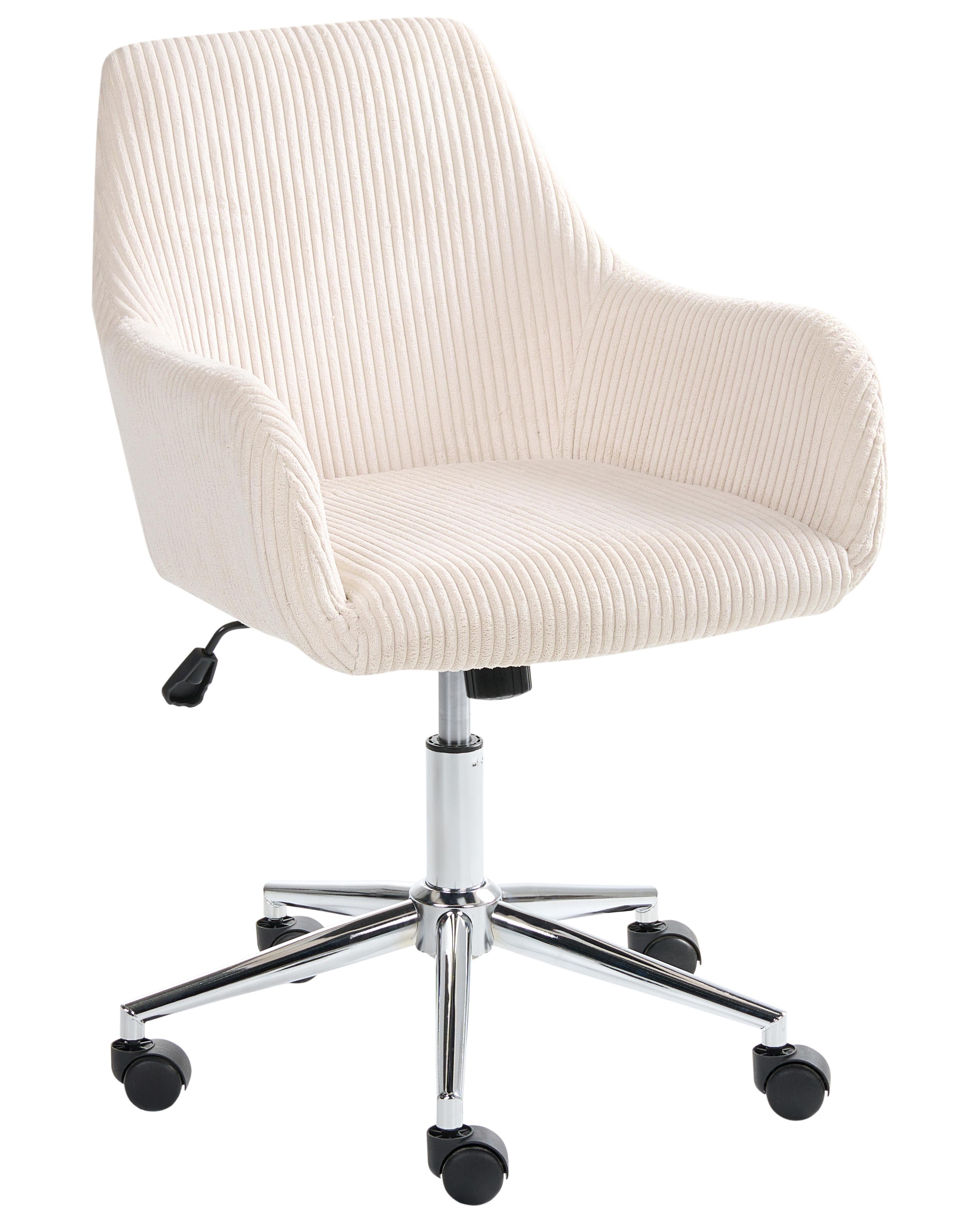 Bureaustoel WELLSTON Corduroy Lichtbeige