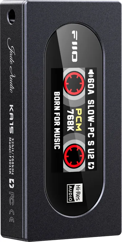 Fiio KA15 Noir DAC Audio portables