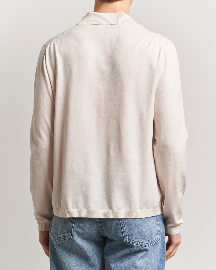 J.Lindeberg Rowan Long Sleeve Polo Moonbeam