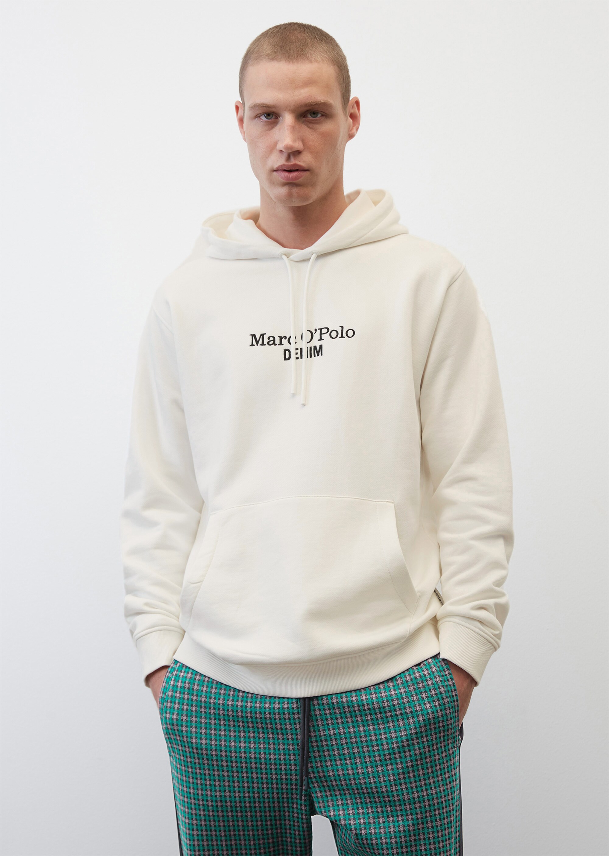 Kapuzen-Sweatshirt relaxed aus reiner Bio-Baumwolle
