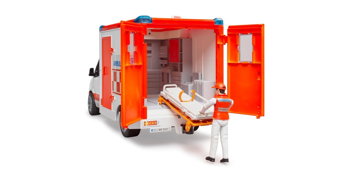 bruderMB Sprinter ambulance met chauffeur Modelvoertuig  (02676)