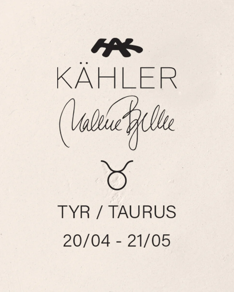 Kähler  Astro Tyr, hvid-  H12 cm.