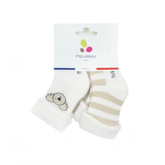 Lot de 2 Paires de Chaussettes   Koala        de               Marèse