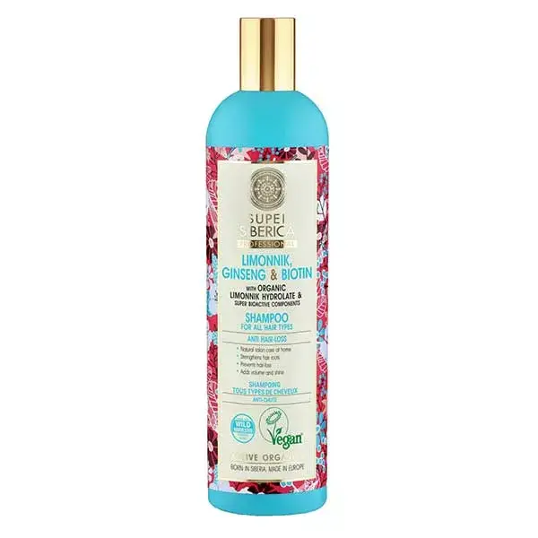 Natura Siberica - Shampoing Schisandra et Ginseng tous types de cheveux 400ml