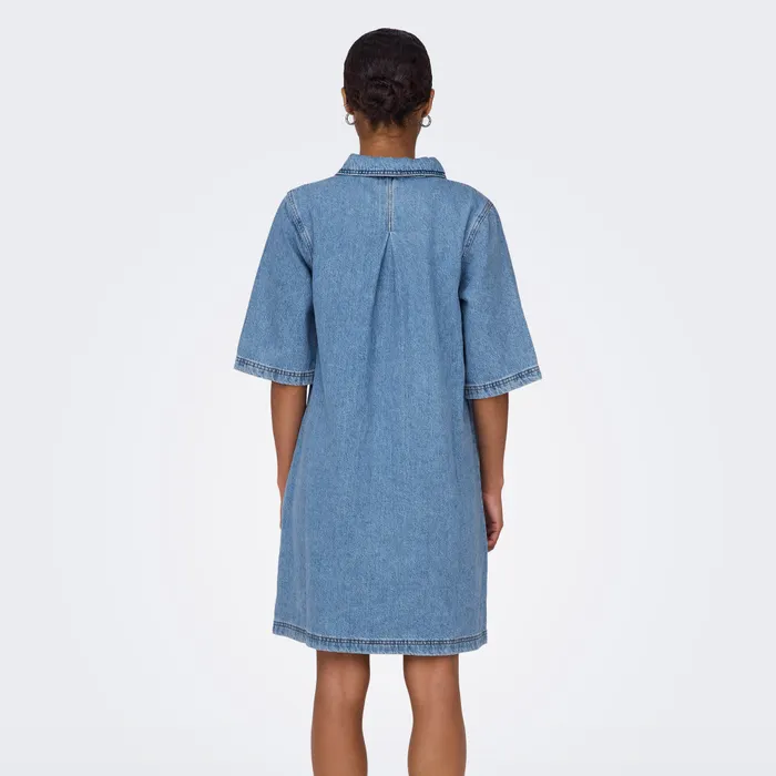 Only Gry Denim Jurk Dames
