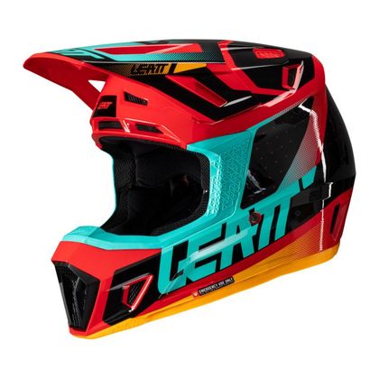 Casque cross Leatt 7.5 avec masque 4.5 2025 - Rouge