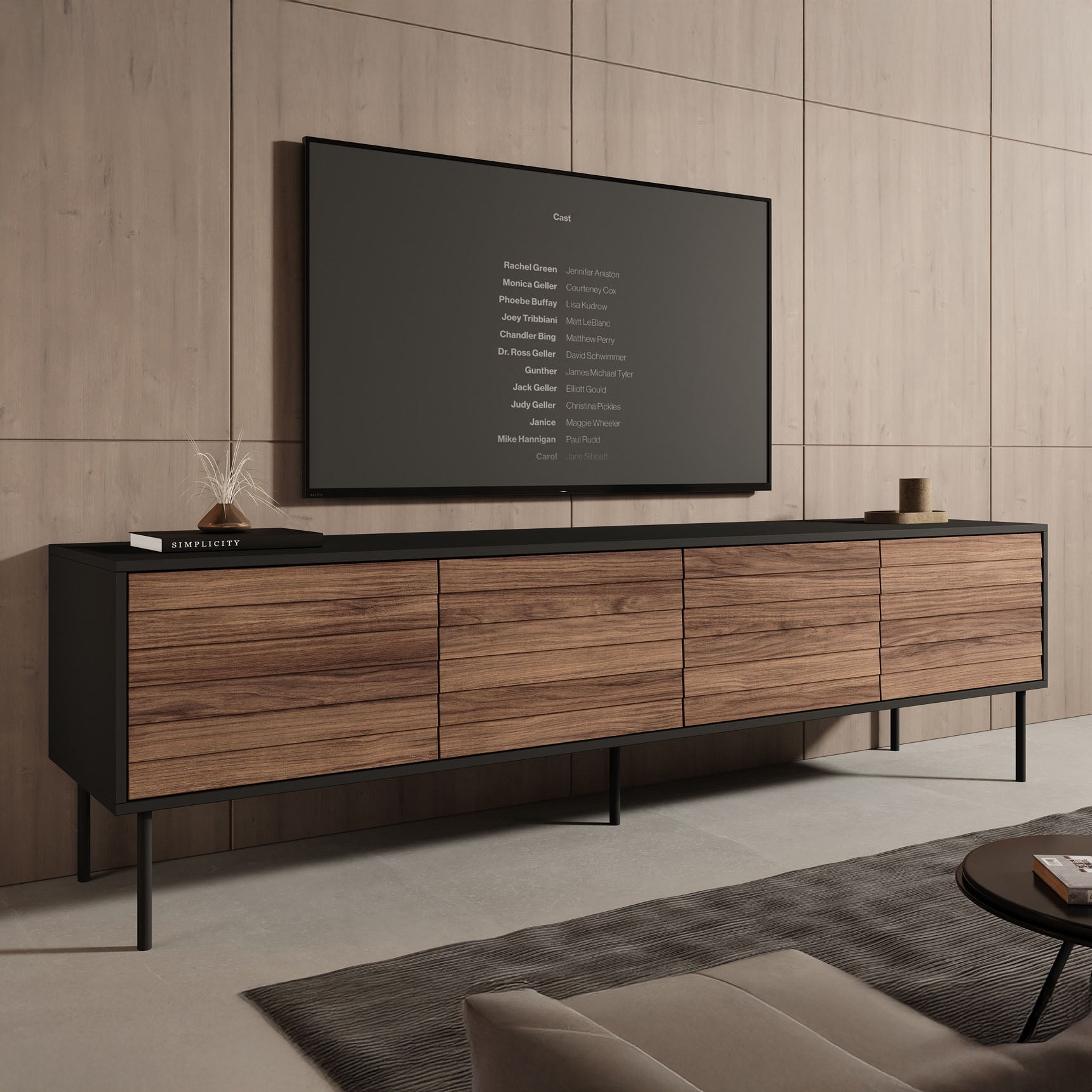 Meubella - TV-Meubel Cordoba - Eiken - 200 cm