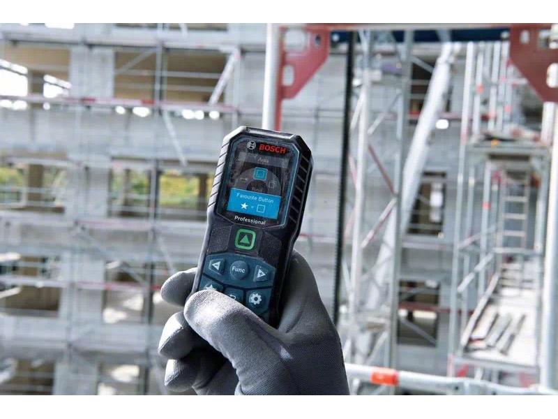 Bosch Professional Laser-Distanzmesser GLM 50-25 G 50 m Grüner Laser für ausgezeichnete Sichtbarkeit des Laserpunkts bei rauen Baustellenbedingungen