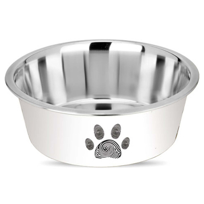 Freezack Napf Forensic Paw weiss/blau