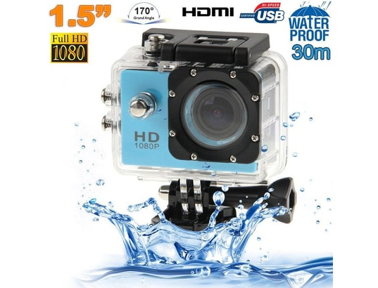 YONIS - Caméra sport Camera embarquée sport lcd caisson étanche waterproof 12 mp...
