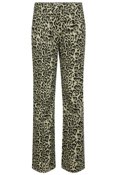 Freequent groene dames jeans