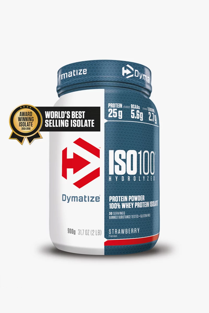 Dymatize Iso 100 Strawberry Blast 900g Proteinpulver