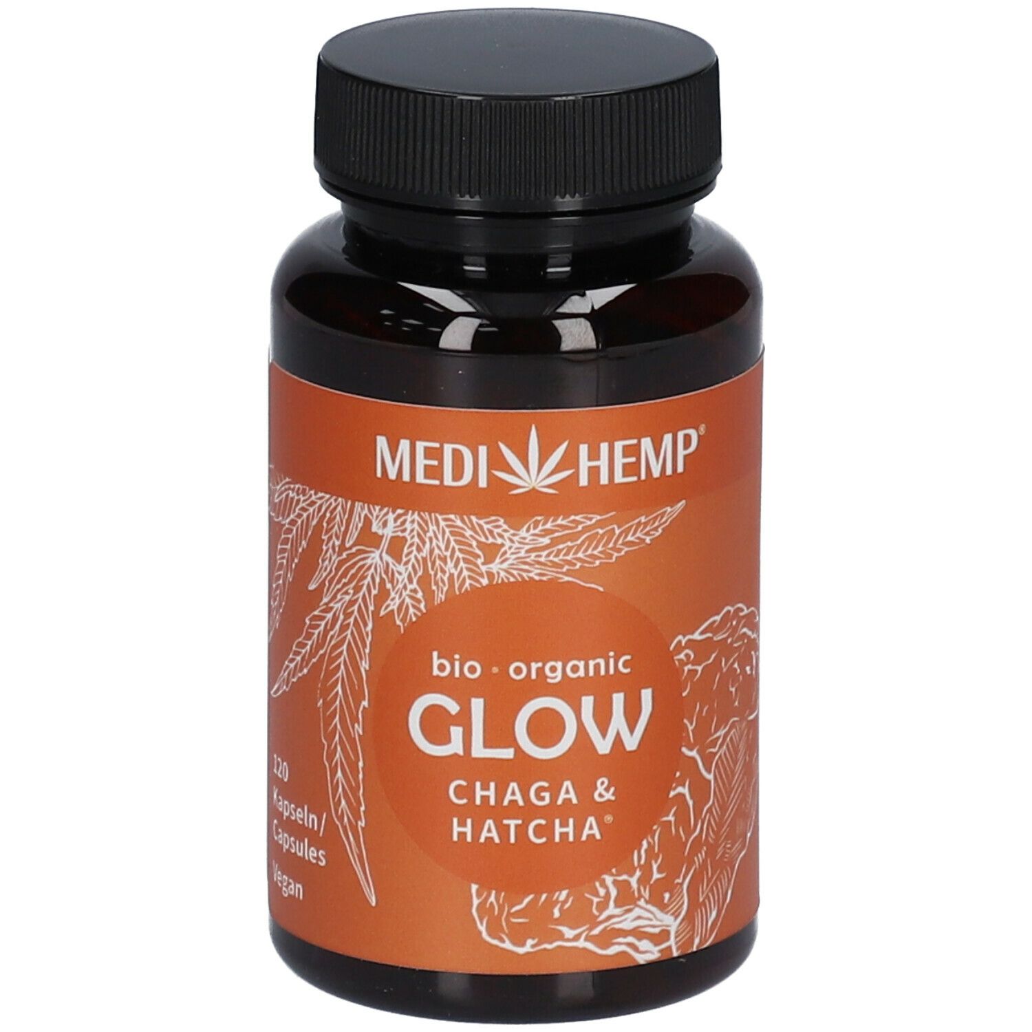 MEDIHEMP Bio Glow Chaga Hatcha® Kapseln