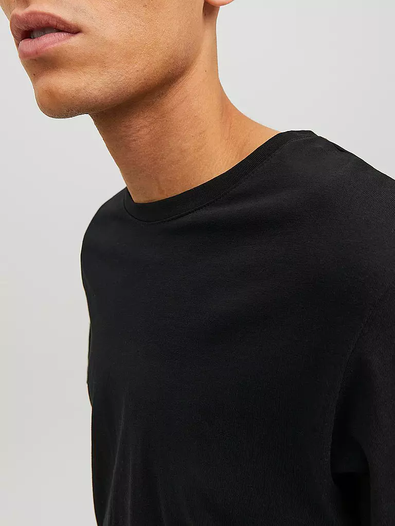 JACK & JONES T-Shirt JJEORGANIC schwarz